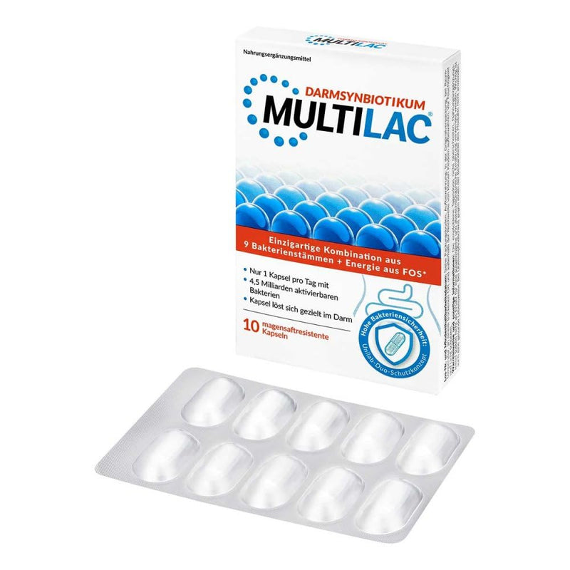 Multilac intestinal synbiotic 10 pieces - NewNest Australia