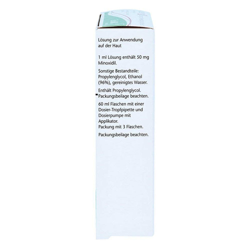 Alopexy 5%, 3x60 ml solution, gel, unscented - NewNest Australia