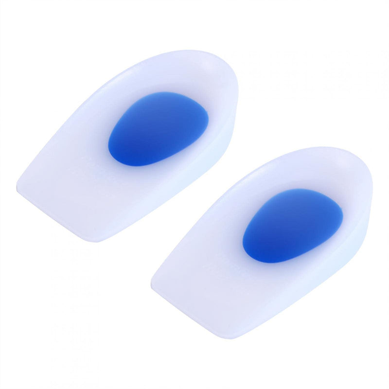 Heel Pads, 1 Pair Silicone Gel Heel Cup Cushion Plantillas Fascitis Plantar Pain Relief Insole Pad 2 Sizes With Soft Silicone Material For Women Men At Home (L 39-46) - NewNest Australia