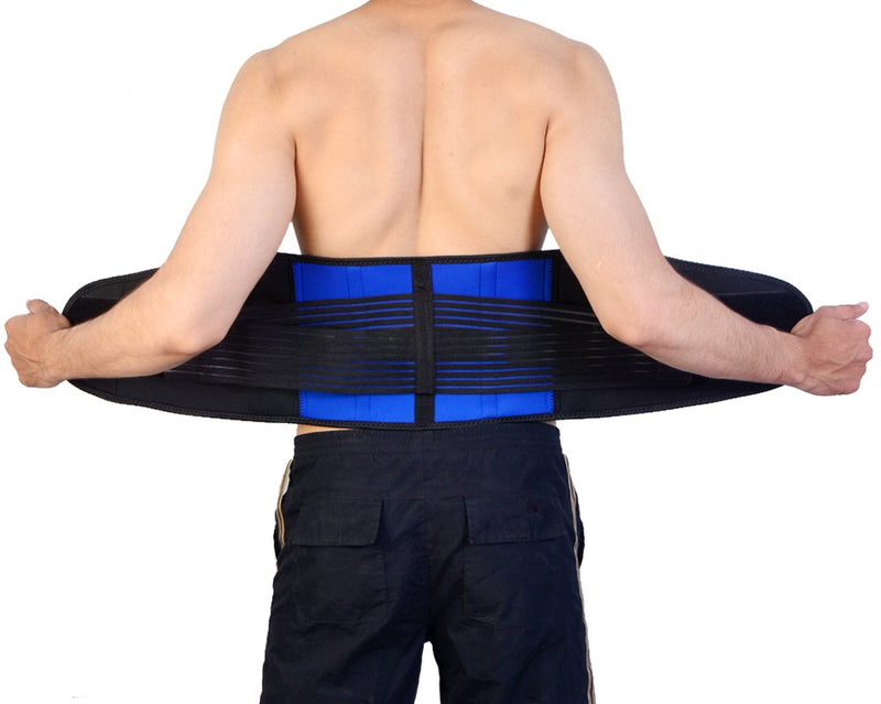 Body And Base Adjustable Neoprene Double Pull Lumbar Support Lower Back Belt Brace - Back Pain/Slipped Disc Pain Relief - 5 Sizes, X-Large 36-40 Inch (4X-Large (52-55 inches) nches) 4X-Large (52-55 inches) nches - NewNest Australia