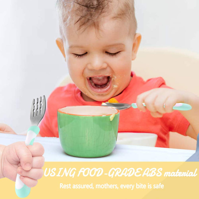 Training Helper Chopsticks Stainless Steel Spoon, Fork and Case Set for Children Kids Chopsticks set - NewNest Australia