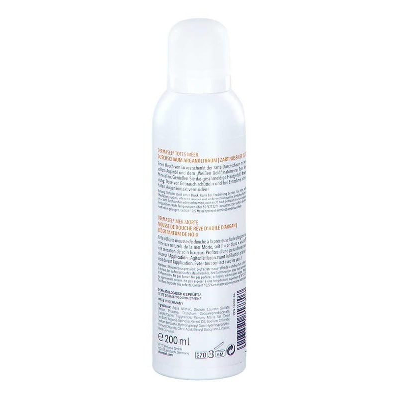 Dermasel Dead Sea Shower Foam Argan Oil Dream 200 ml - NewNest Australia
