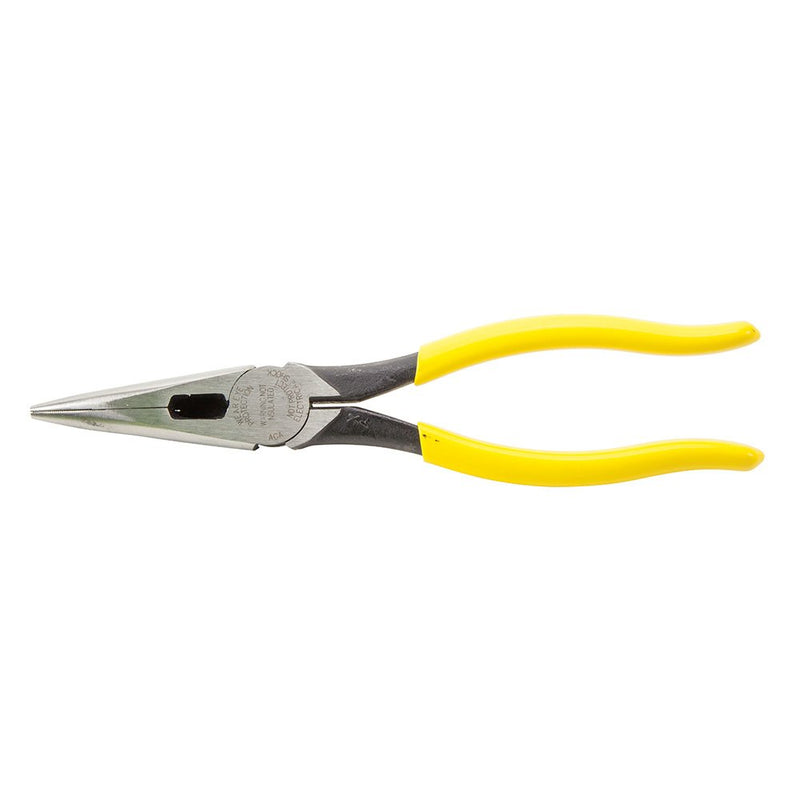 Klein Tools D203-8 Linemans Pliers, Needle Nose Side Cutters, 8-Inch Alligator Pliers with Extended Handle Side Cutting - NewNest Australia