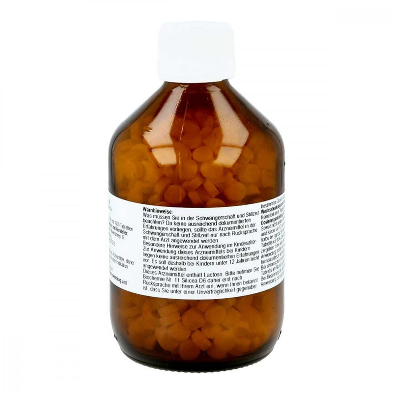 BIOCHEMIE 11 SILICEA D 6, 1000 pcs - NewNest Australia