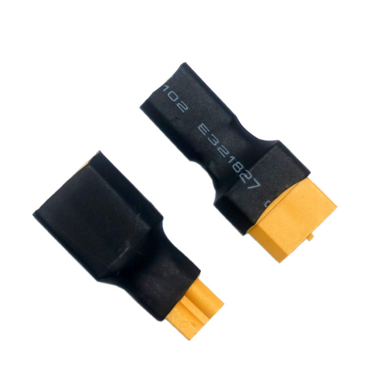2Pair ShareGoo RC XT30 to XT60 Plug Female Male Adapter Connector for RC FPV Drone Car Lipo NiMH Battery Charger ESC - NewNest Australia