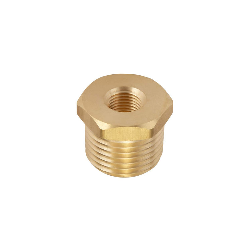 Litorange 3 PCS Heavy Duty Brass Pipe Fitting Hex Bushing 3/4" Male NPT x 1/4 Inch Female NPT Reducer Adapter (Pack of 3) 3PCS 3/4" Male x 1/4" Female - NewNest Australia