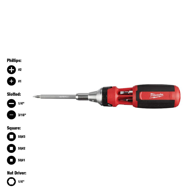 Milwaukee 9-In-1 Ratchet Bit Drivr - NewNest Australia