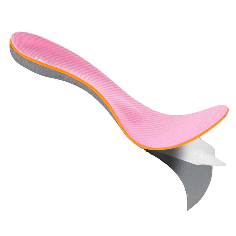 Orthotic Insoles Arch Support Full Length Inserts Metatarsal Pinnacle Plus for Flat Feet,Metatarsalgia, Plantar Fasciitis, Heel Pain, Big Toe, Pain Forefoot Pain(Size:UK-8,Length:10.63",Pink) UK-8-27CM--10.63" Pink - NewNest Australia