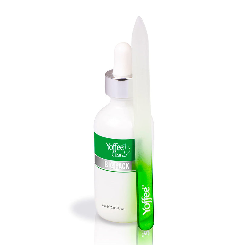 Yoffee Clear Nail Repair and Care 60ml - Fungal Nail treatment for fingernails and toenails - Antibacterial and Antiseptic - Antifungal with organic argan oil and tea tree oil - Made in Spain 60 ml (Pack of 1) - NewNest Australia