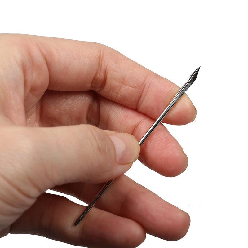 Eketirry Hand Sewing Needle Kit, Heavy Duty Household Hand Needles for for Upholstery, Carpet, Leather, Canvas Repair (5 Pieces) 5 - NewNest Australia