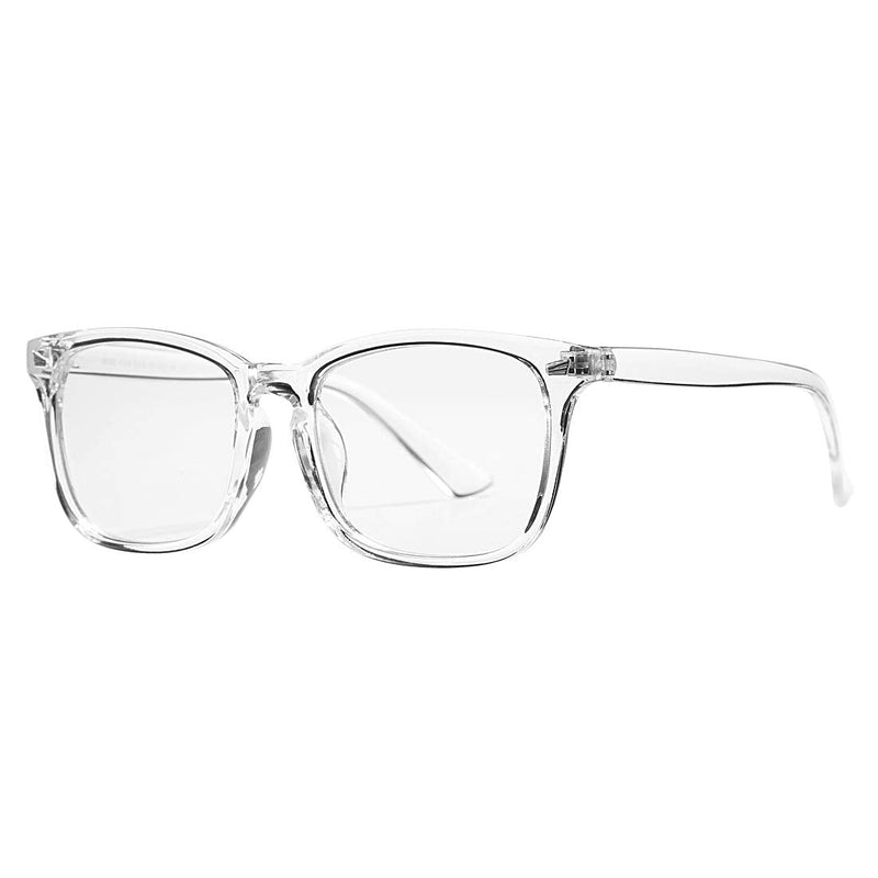 COASION unisex transparent glasses without window glass, prescription fake glasses for girls, men, women, transparent, 52 millimeters - NewNest Australia