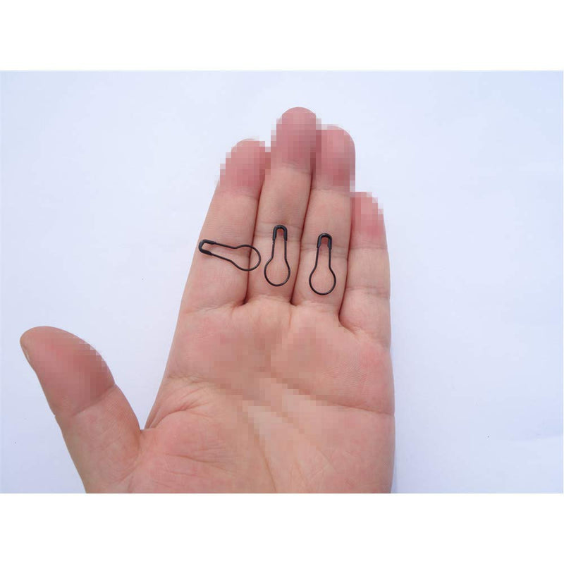 1000Pcs Metal Black Safety Pins/Bulb Pin/Gourd Pin/Calabash Pin for Clothing Crafting and DIY Home Accessories, Suitable for The Tailor - NewNest Australia