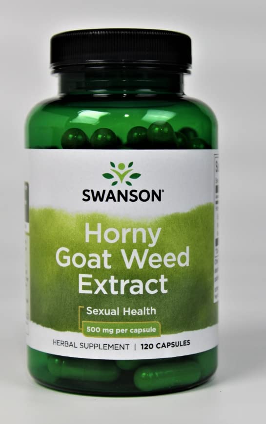 Swanson Horny Goat Weed Extract 500 Milligrams 120 Capsules - NewNest Australia