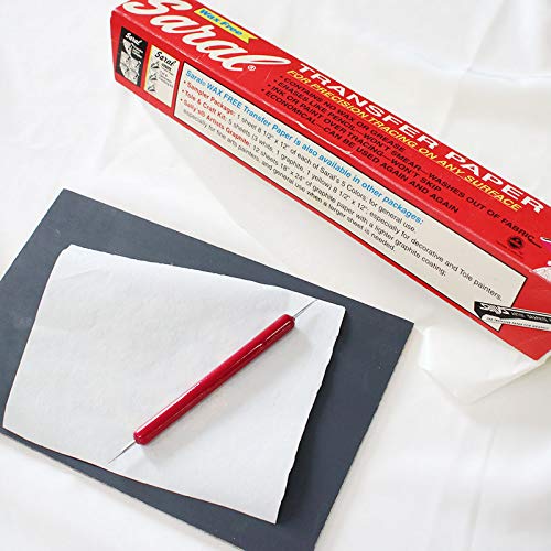 SARAL PAPER SARAL White 12" X12' Wht Transfer Paper, x 12' 12" x 12' - NewNest Australia
