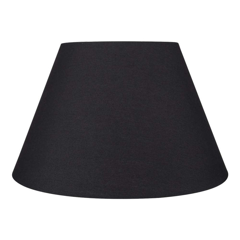 ALUCSET Medium Lamp Shade, Barrel Fabric Lampshade for Table Lamp and Floor Light,7x13x7.8 inch,Natural Linen Hand Crafted,Spider (Black) Black - NewNest Australia