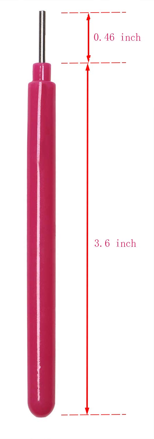 Floranea 2 Pcs Paper Quilling Tools Slotted Kit Rolling Curling Quilling Needle Pen Rose Blue for Art Craft DIY Paper Cardmaking Project (2 pcs) - NewNest Australia