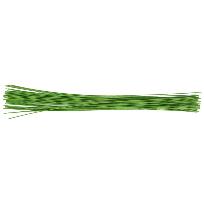 Decora 24 Gauge Green Floral Wire Green Paper-Wrapped Floral Stem Wires for Crafts 16 inch,50/Package - NewNest Australia