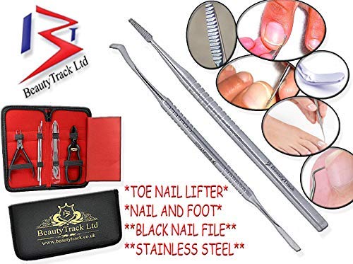 Ingrown Nail Clippers Set - Podiatry Instruments Kit of 5pcs - Professional Toe Nail Clipper Set - Ingrown Nail Nippers Clippers Nail Cutter Set Pedicure Tool Nail Pliers/Cutters Podiatry Instruments - NewNest Australia