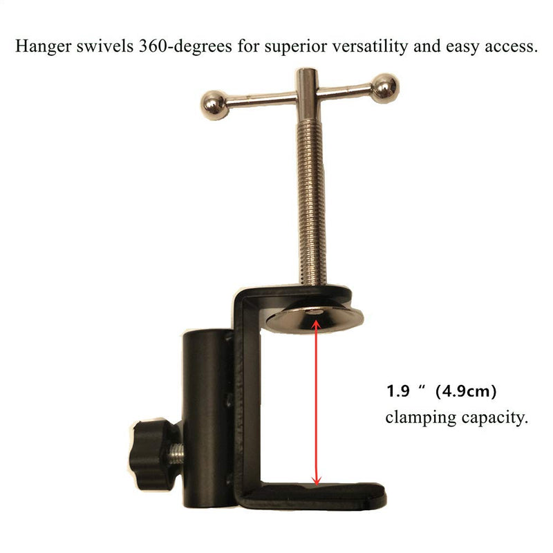 Adjustment Rotary Tool Hold Hanger Stand with Table Clamp (Black-S) Black-S - NewNest Australia