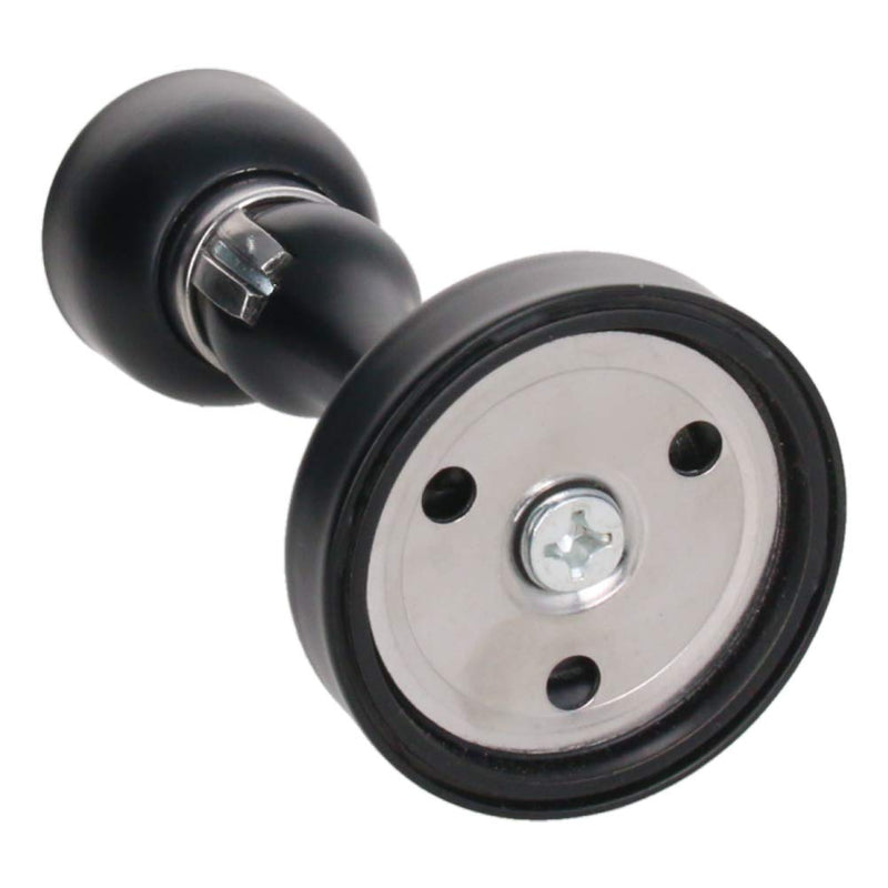 MroMax 201 Stainless Steel Door Magnetic Catch Holder Stopper Screw Wall Mount Black Tone 1pcs 1 Piece - NewNest Australia