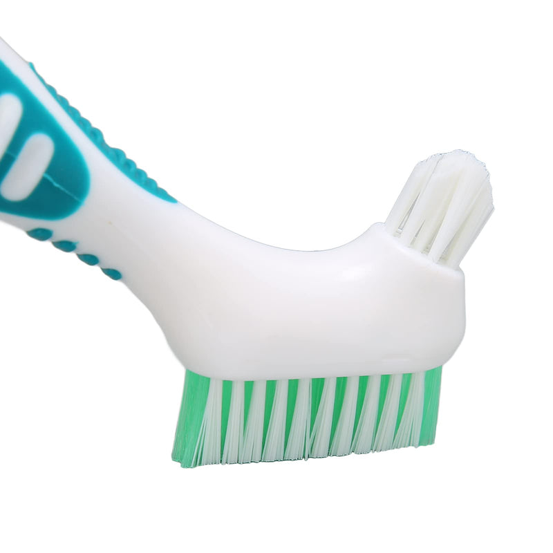 Denture brush, denture cleaner with multi-layer, soft bristles, removal of plaque bacteria, effective cleaning, prevents tartar, safe, non-toxic toothbrush for false teeth - NewNest Australia