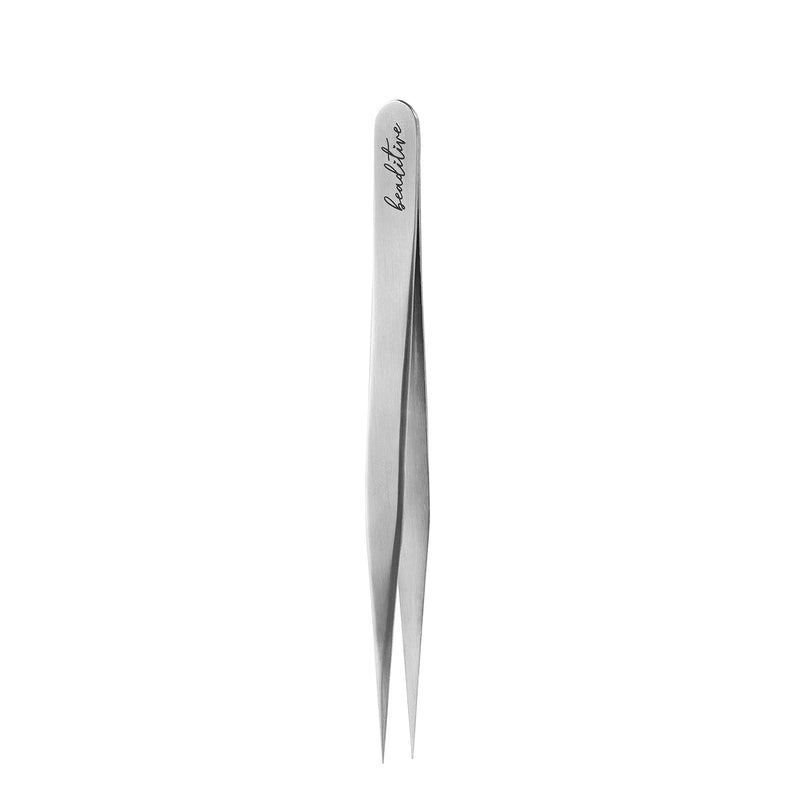 Beaditive High Precision Tweezers 3 Pack - 4.7" Craft Tweezers for Sewing, Beading & DIY Crafts - Non-Serrated Jewelry Tweezer Set with Fine Point Tips - Stainless Steel Needle Nose Hobby Tweezers - NewNest Australia