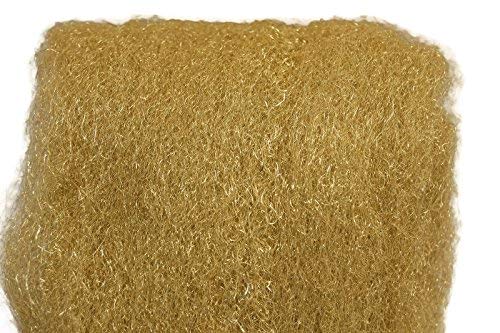 Brass Wool 3.5 Oz Skein/Pad/WAD -by Rogue River Tools. (FINE Grade) -Made in USA, Pure Brass Fine - NewNest Australia