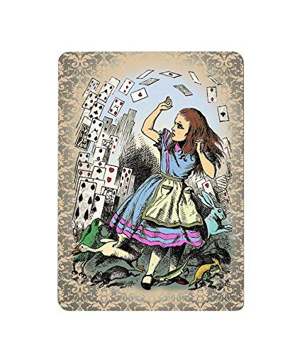 Rodaruus Alice in Wonderland Playing Cards, Full 54 Poker-Size Card Deck Light Beige - NewNest Australia