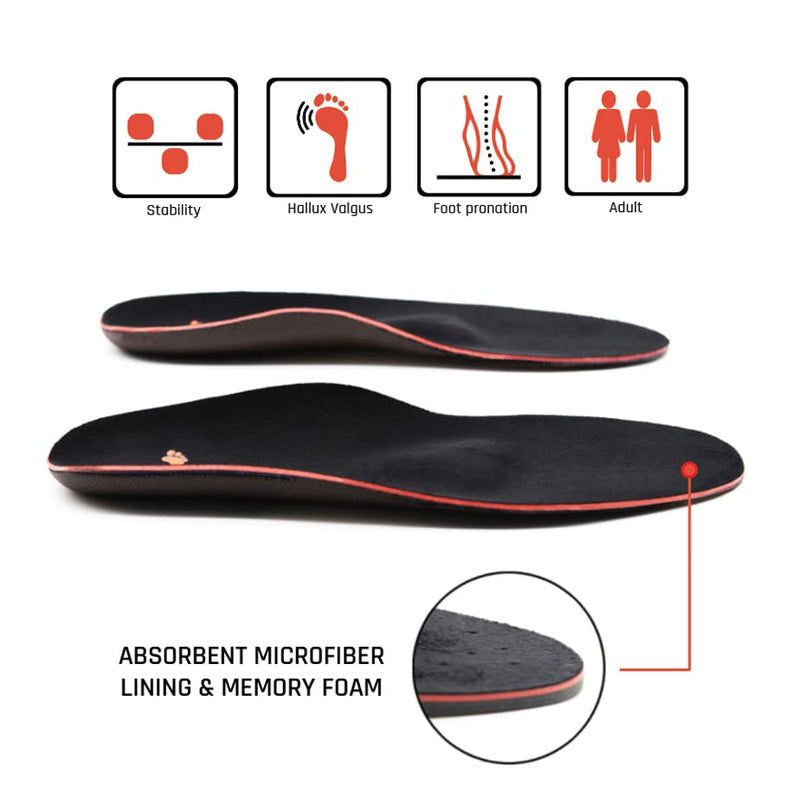 Smou Hallux Insoles For Hallux Valgus Shoes Women, Orthopedic Shoes For Men And Women, With Hallux Valgus Splint, Orthopedic Shoe Insoles In The Case Of Bunion, Black - NewNest Australia