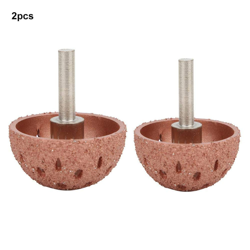 2PCs Tungsten Carbide Buffing Wheels of Different Sizes, Tungsten Steel Bowl Type Tire Repair Grinding Head Rotary Tools with 6mm Shank - NewNest Australia