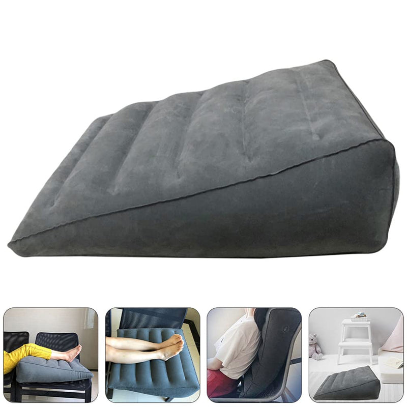 Healifty Inflatable Wedge Pillow Triangle Portable Bed Wedge Leg Rest Lifter Cushion Pillow for Post- Surgery Pain Relief Foot Ankle Injury Sleeping Travel Trip - NewNest Australia