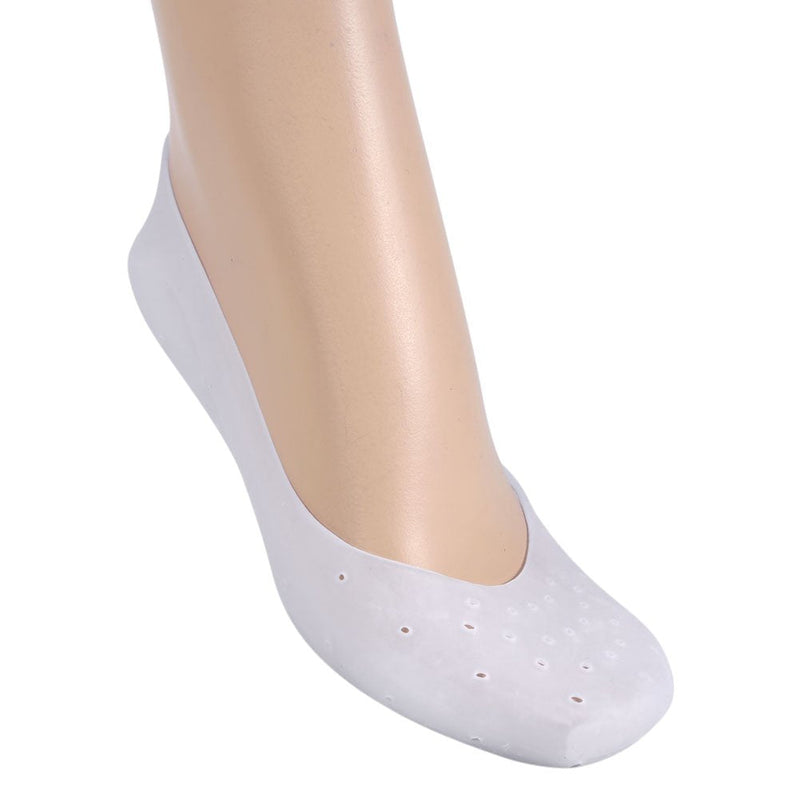 Silicone Moisturizing Socks, 1Pair Soft Gel Socks for Moisturising Feet, Non-slip Silicone Socks for Women Men, Deep Moisturising Full Foot Care Anti-cracks Protective Socks(L) L - NewNest Australia