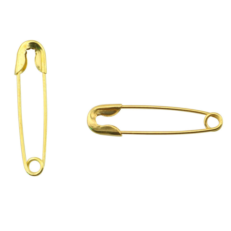 ZMSNTGS Mini Safety Pin 1000PCS Gold 19mm Tiny Metal Fastening Safety Clips for Jewellery Costume Tag (Gold-1000pcs) Gold-1000pcs - NewNest Australia