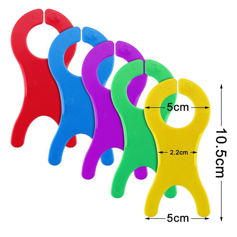 butterfunny 40 Pieces Large Yarn Bobbins Spool Thread Knitting Sewing Crochet Weave Winder Tool Cross Stitch Bobbin Organizer Thread Holder (5 Colors) - NewNest Australia