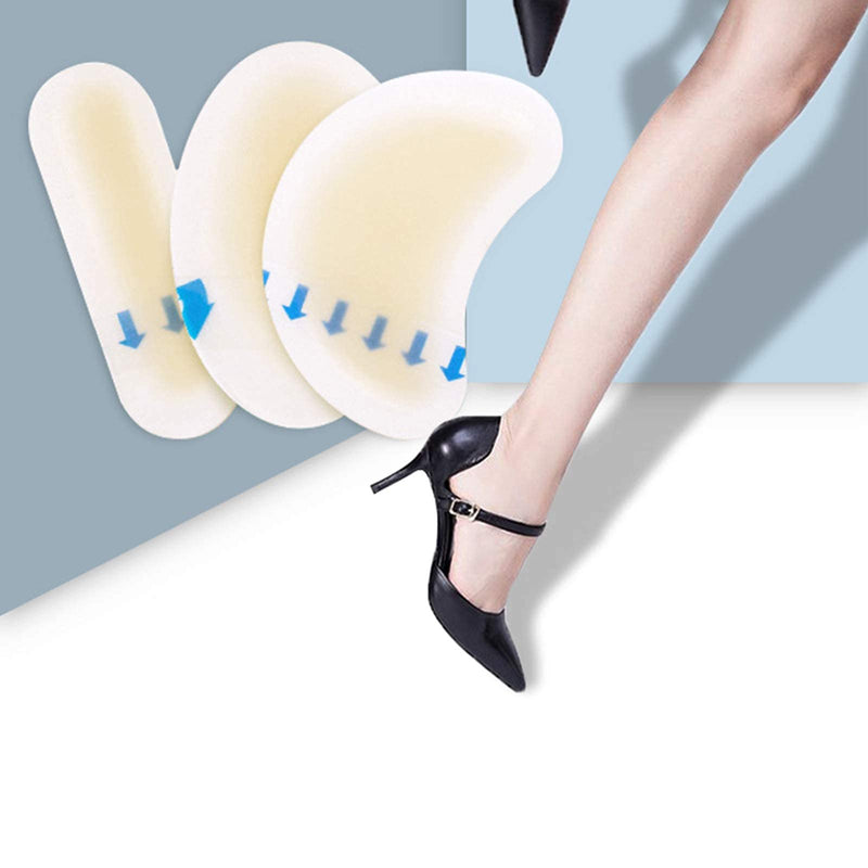 Pack Of 24 Blister Plasters, Blister Foot Protection, Blister Pads, Gel Plasters, Waterproof Hydrocolloid Bubble Plasters, Invisible Hiking Against Blisters On Heels, Toes And Feet - NewNest Australia