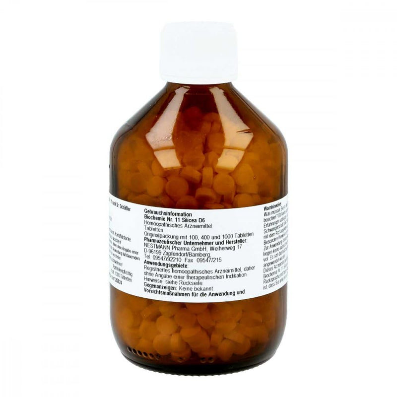 BIOCHEMIE 11 SILICEA D 6, 1000 pcs - NewNest Australia