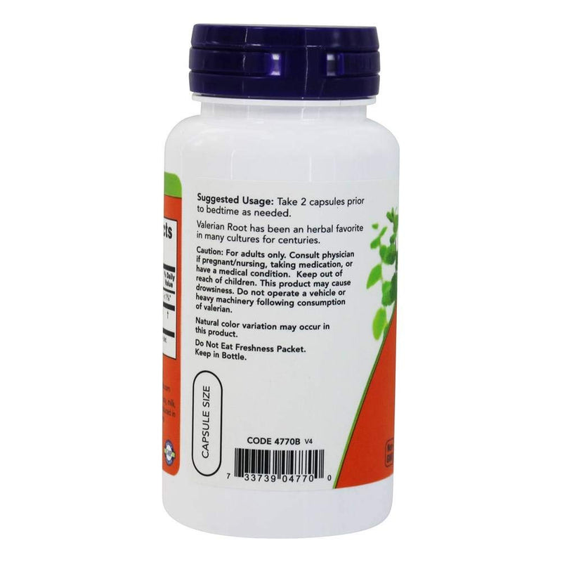 NOW Foods Valerian Root 500 mg,100 Count 100 Count (Pack of 1) Standard Packaging - NewNest Australia