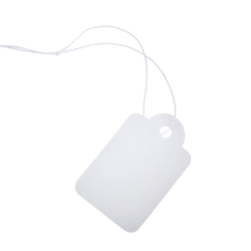 White Marking Tags Price Tags Price Labels Display Tags with Hanging String, 500 Pack (35 x 22 mm) 35 x 22 mm Vintage Style - NewNest Australia