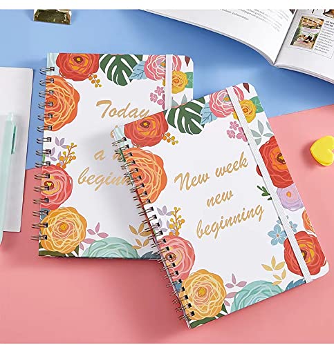 Undated Weekly Planner with To-Do-List Cute Habit Tracker Productive notebook for Women for School, Work and Home, 8.46” X 6.5” - NewNest Australia