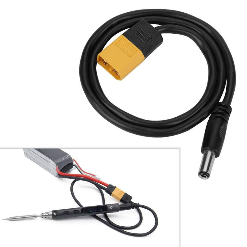 XT60 Welding Torch Connector, Smart Soldering Iron Adapter Cable for Male DC 5.5 x 2.5mm DC5525 Male Power Cable - NewNest Australia