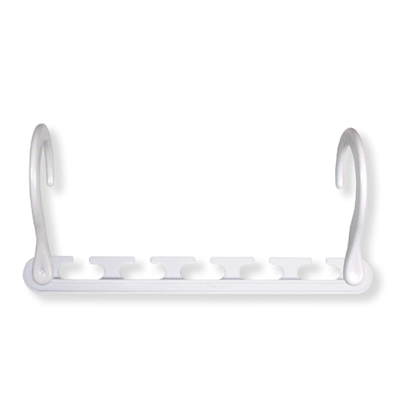 NewNest Australia - Wonder Hanger Max, New & Improved, Pack of 6-3x The Closet Space for Easy, Effortless, Wrinkle-Free Clothes, White 