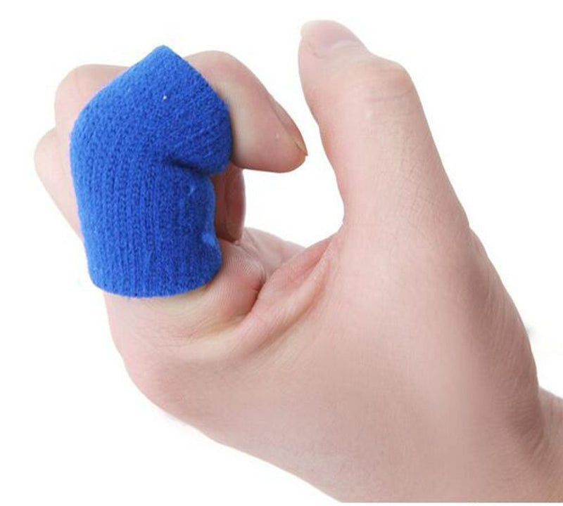 CTKcom 10PCS Stretchy Finger Protector Sleeve, Support Arthritis Sports Aid Blue - NewNest Australia