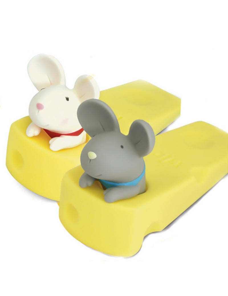 DomeStar Cute Mouse Stopper, Gray Mouse Door Stop Decorative Animal Doorstop Door Wedge Mouse Gray - NewNest Australia