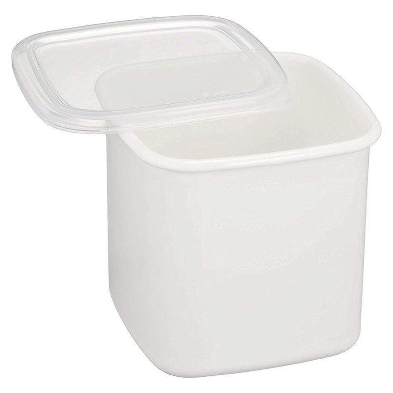 Noda Horo Square White Enamel Stockpot (L) Imported From Japan - NewNest Australia