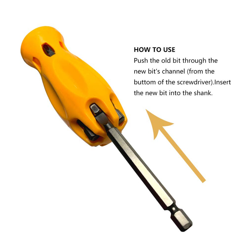 KER 7 in 1 Multifunctional Screwdriver Household Screwdriver Replaceable Bit Screwdriver Magnetic Screwdriver Professional Repair Tool - NewNest Australia