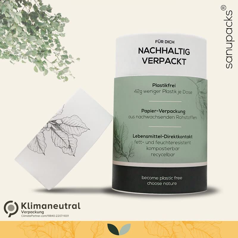 Vitamin E natural 400 IU per capsule | 60 capsules | High dosage | With all 8 forms of vitamin E in particularly good bioavailability | Vegan | 100% ecological paper packaging - NewNest Australia