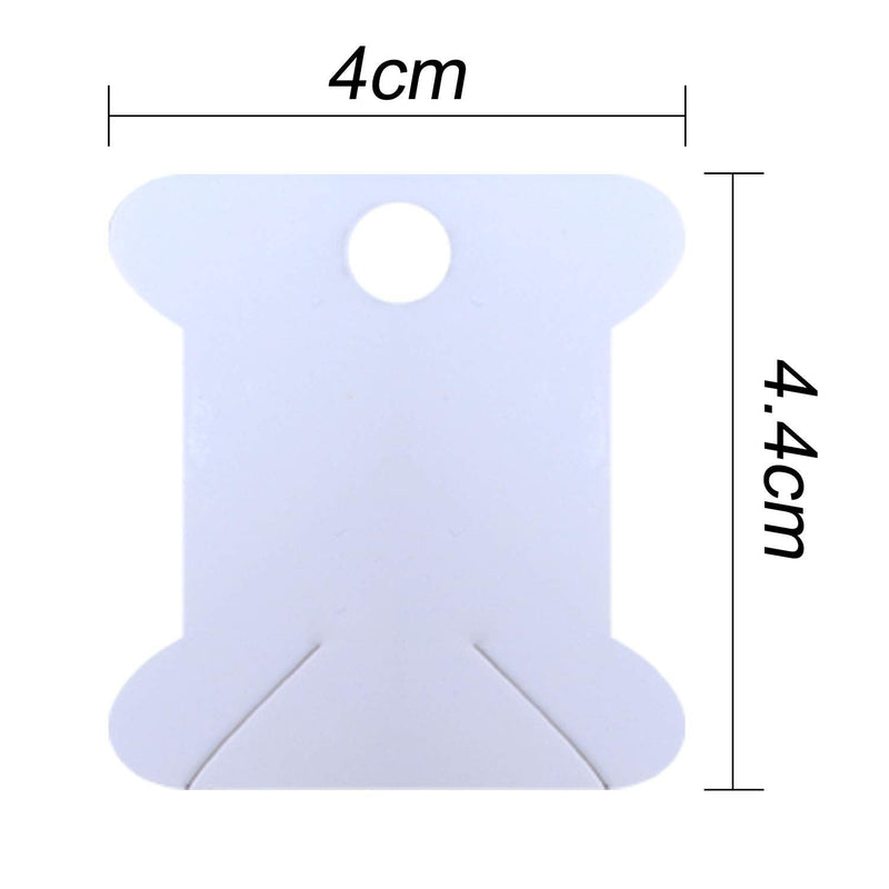 520 Pack Cardboard Floss Bobbins,Floss Cards for Wrap and Store Floss, Needlepoint and Craft Thread ，with 500 Color Number Labels, 500 bobbins - NewNest Australia