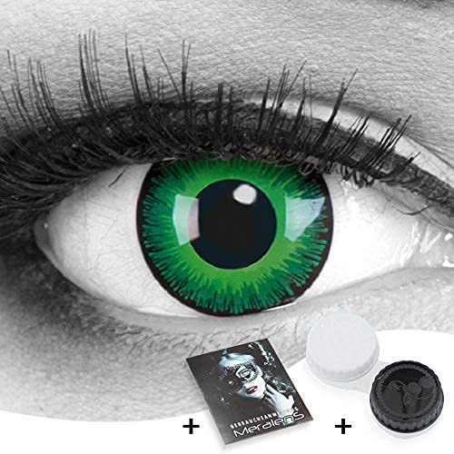 Funnylens 1 pair of colored Cosplay Manga Crazy Fun annual contact lenses Shining with free lens case. Perfect for carnival, carnival and Halloween. 0.0 diopter 8.6 millimeters 14.00 millimeters 2.0 - NewNest Australia