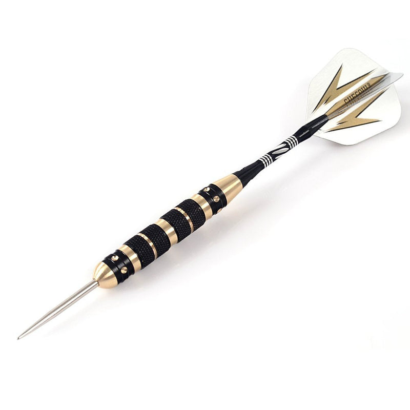 CUESOUL 20/23/26 Grams Steel Tip Darts - Black Coating Brass Barrels 23 Grams - NewNest Australia