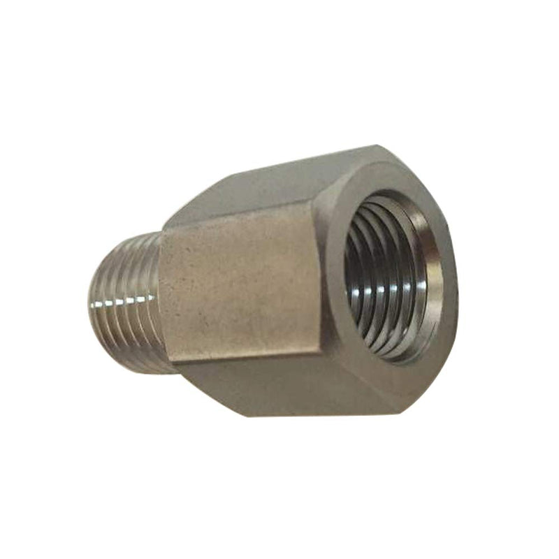 Metalwork 304 Stainless Steel Forged Pipe Fitting, 1/2" NPT Female x 1/4" NPT Male Reducing Adapter, High Pressure (1 Pc) 1 Pcs - NewNest Australia